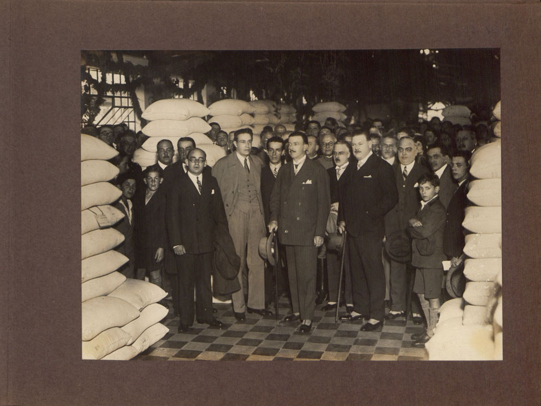 Presidente de S&atilde;o Paulo na Exposi&ccedil;&atilde;o de Trigo Paulista. Cole&ccedil;&atilde;o J&uacute;lio Prestes. MIS<